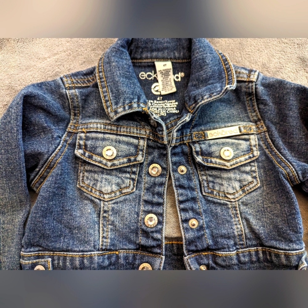 Vintage Little girls Ecko jean jacket